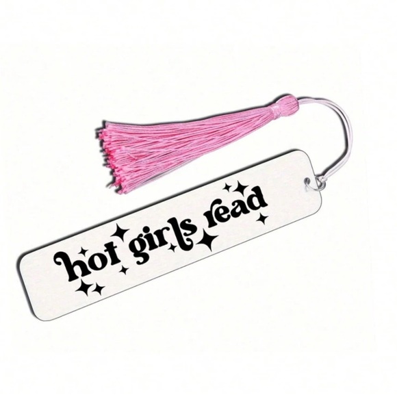 Accessories - Stainless Bookmark with Tassel Hot Girls Read